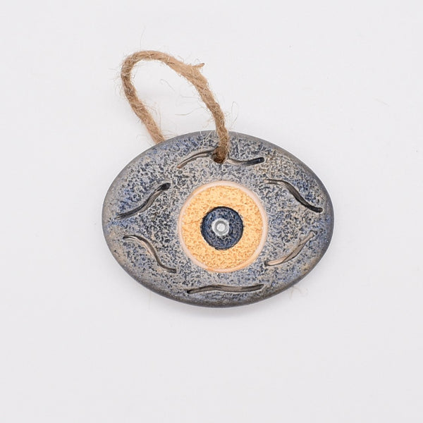 Evil Eye Ceramic Decoration Lucky Turkish Greek Charm