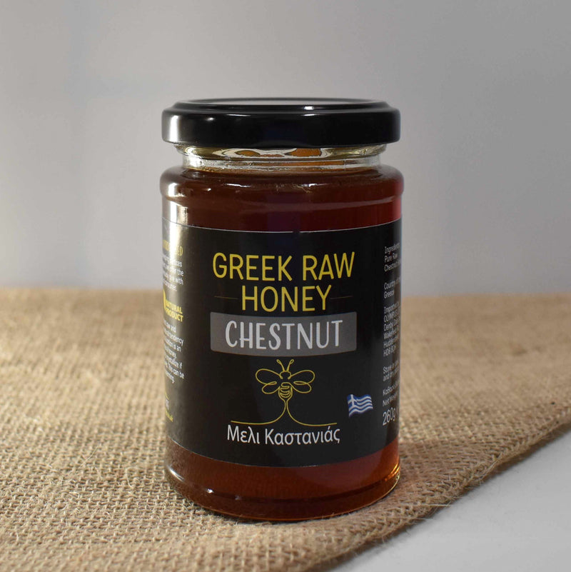 GREEK RAW HONEY GIFT BOX  // Selection of 3 Raw Honey Jars + Honey Dipper