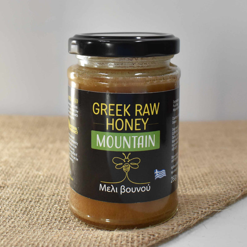 GREEK GIFT BOX // Organic Green Olive Paste + 2 x Raw Honey + Oregano & Mountain Tea