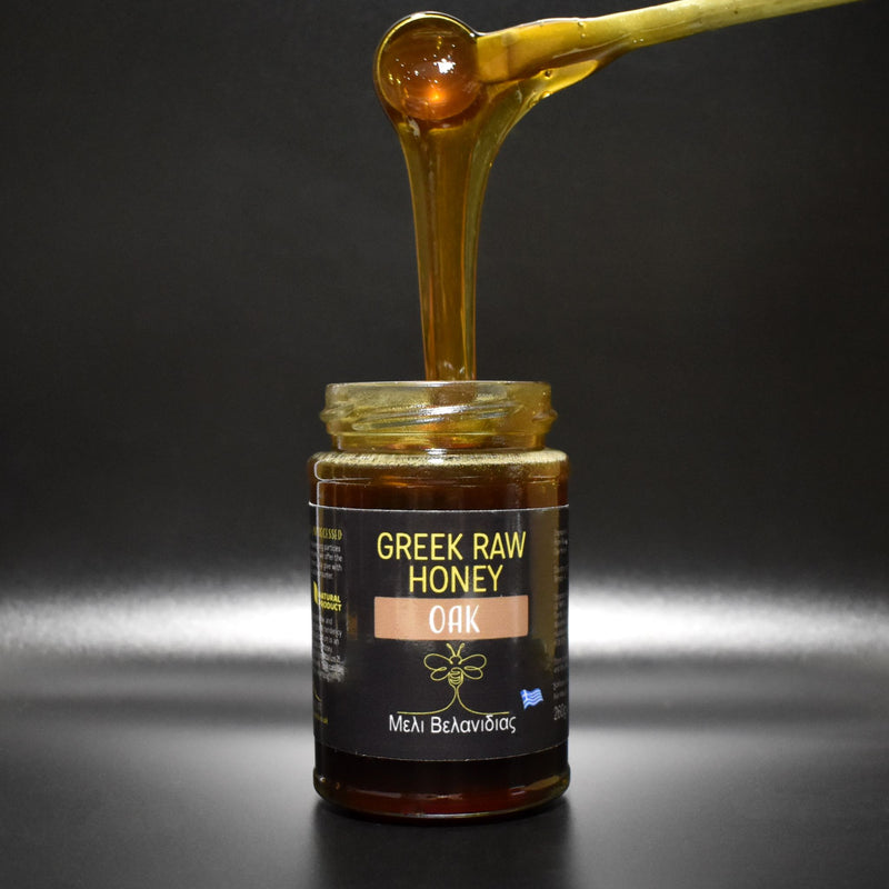 Oak Greek Raw Honey Μελι Βελανιδιας