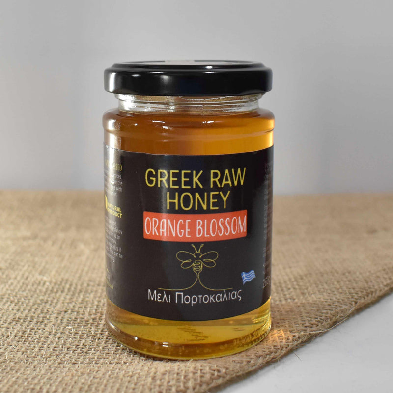 Heart Warming Greek Gift box / Greek Raw Honey & Extra Virgin Olive Oil  & Greek Coffee