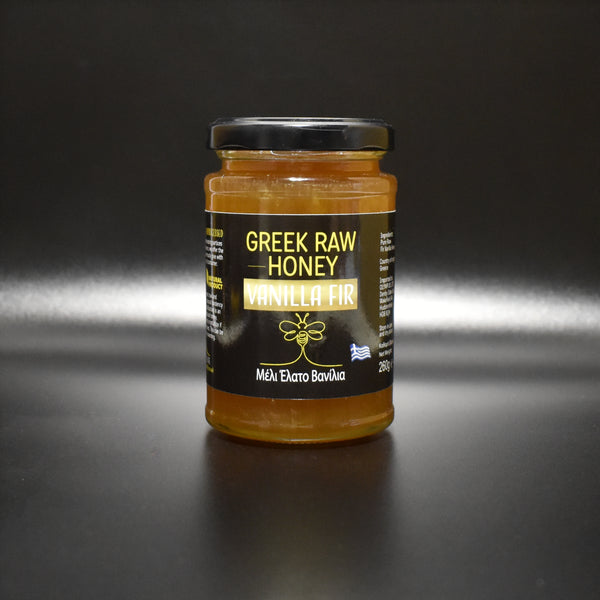 Fir Vanilla Caramel Greek Raw Honey