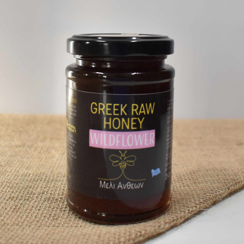 GREEK GIFT TREAT BOX  // Set of Organic Olive Paste and Raw Honey of Your Choice + Mountain Tea